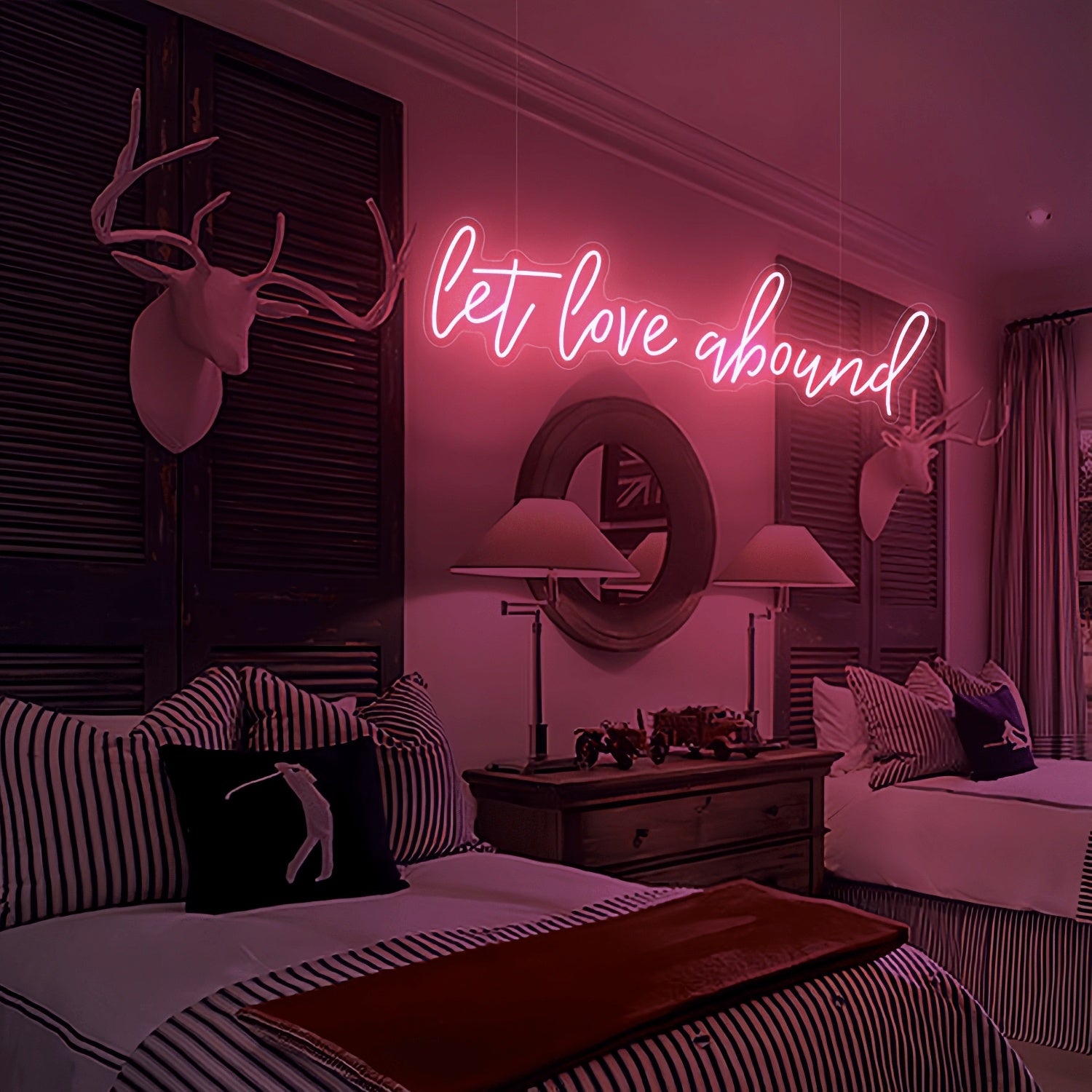 Let Love Abound Neon Sign Illuminate Your Space | Shineneon