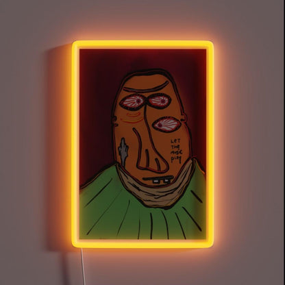 Let Music Play Rgb Led Neon Sign