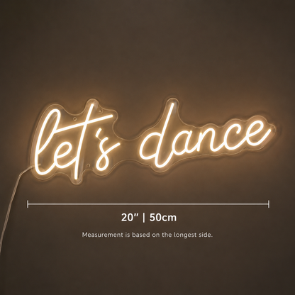 Let S Dance LED Neon Sign - 04 Size Image