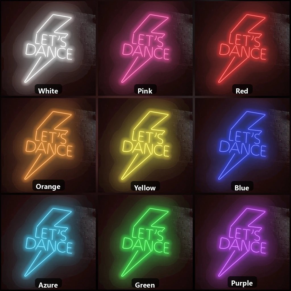 Let S Dance Salon Wall Decor LED Neon Sign Home Garage Wall Decoration - Shineneon