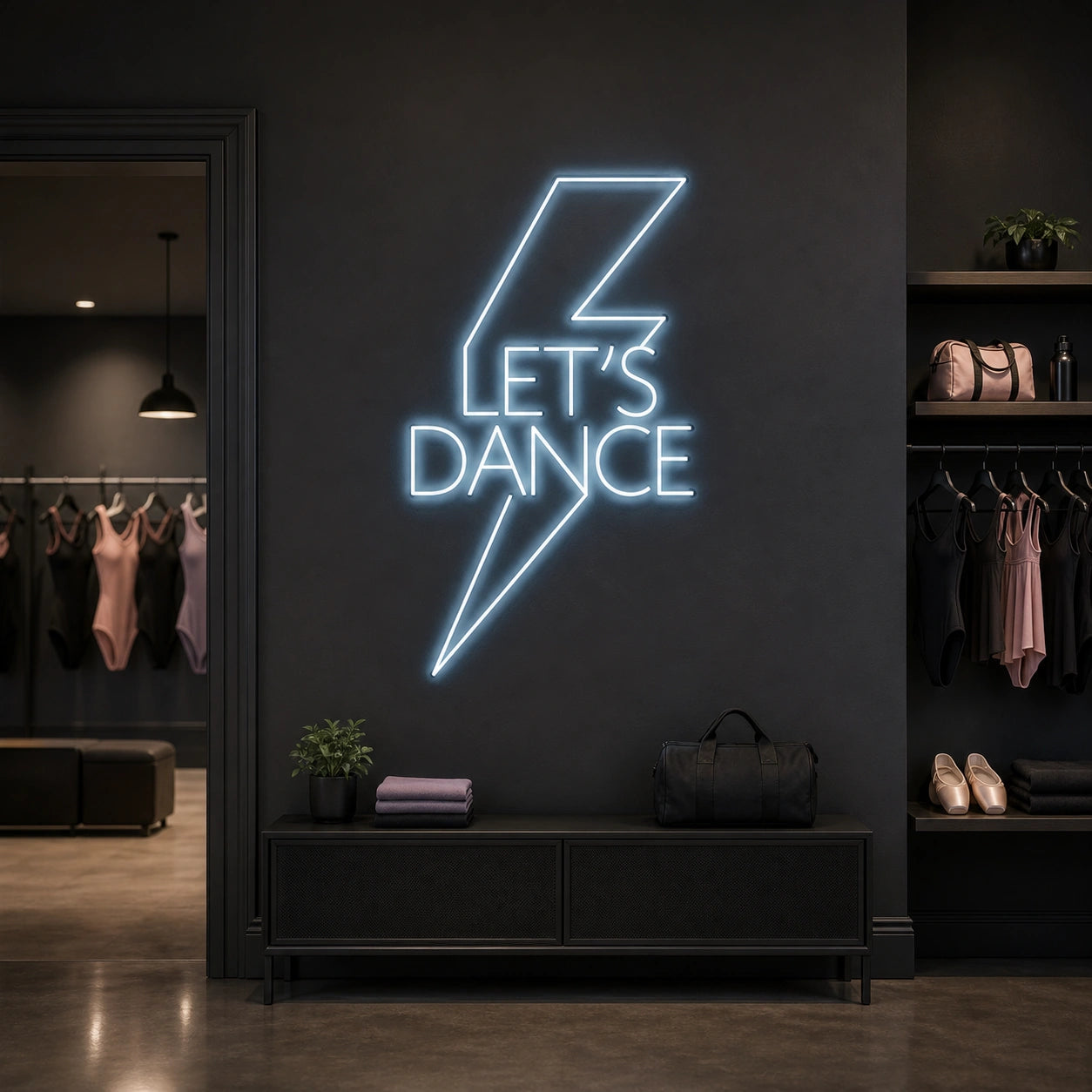 Let S Dance Shop Wall Decor LED Neon Sign Home Garage Wall Decoration size image