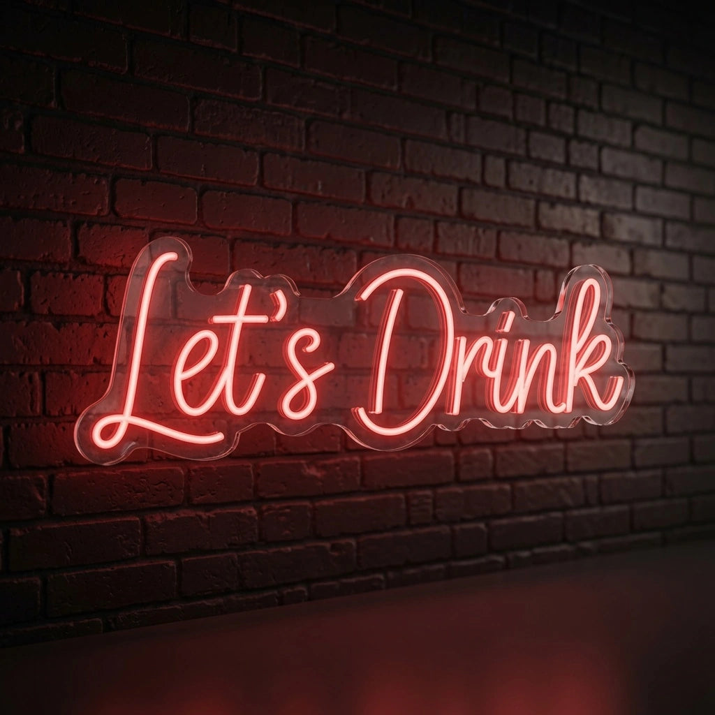 Let S Drink Business LED Neon Sign - 01 Original Product Image