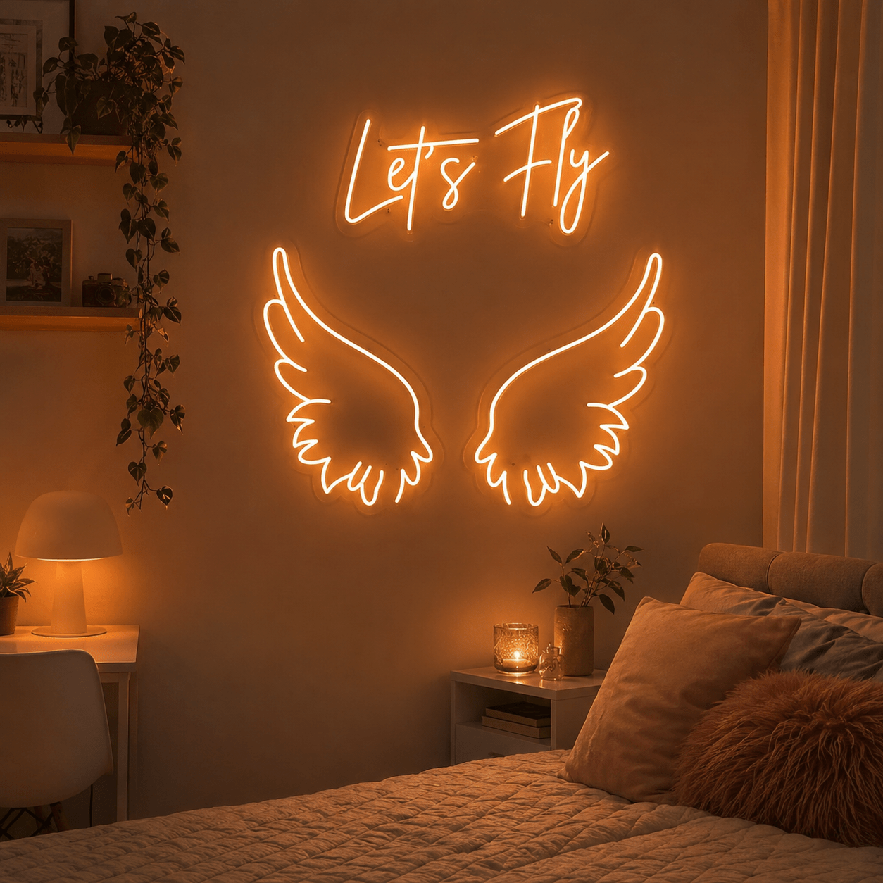 Let S Fly LED Neon Sign - Shineneon