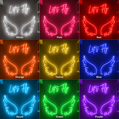 Let S Fly LED Neon Sign - Shineneon