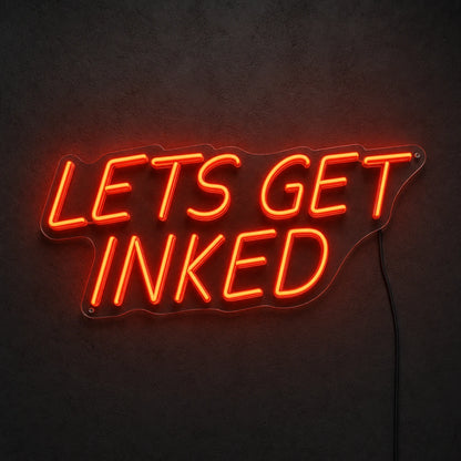 Let S Get Inked LED Neon Sign main product image