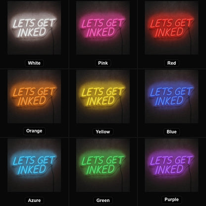 Let S Get Inked LED Neon Sign - Shineneon