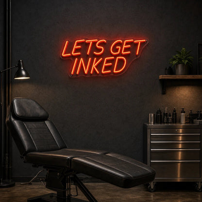 Let S Get Inked LED Neon Sign - Shineneon