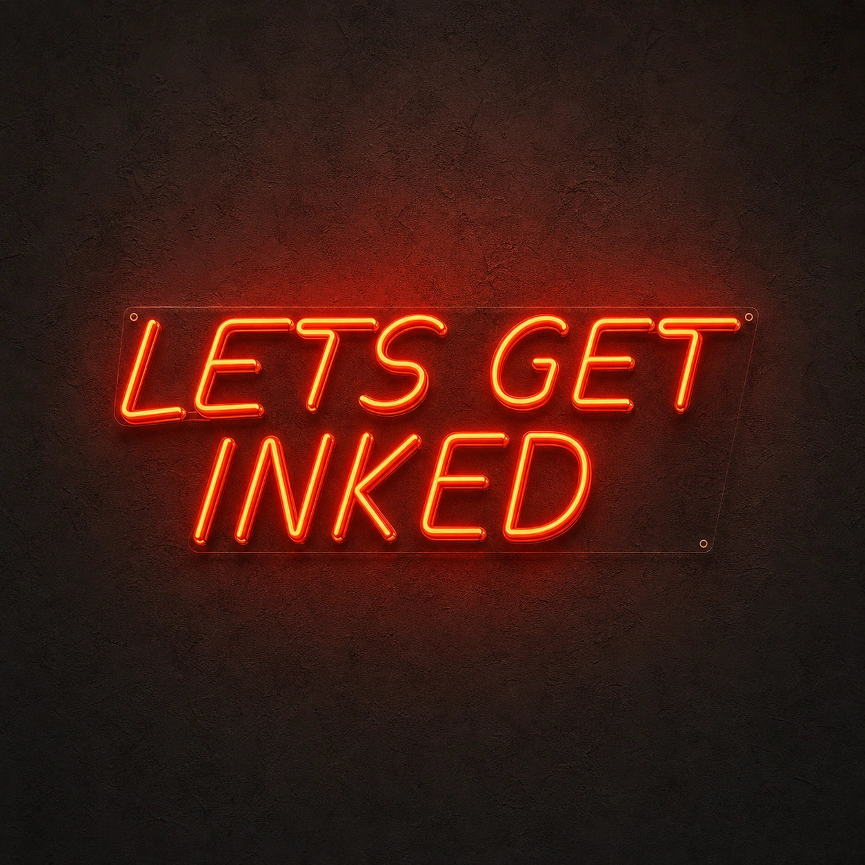 Let S Get Inked LED Neon Sign Home Garage Wall Decoration main product image