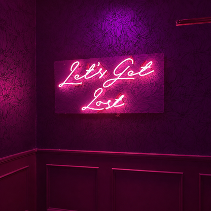Let S Get Lost Room Decor LED Neon Sign - 01 Original Product Image