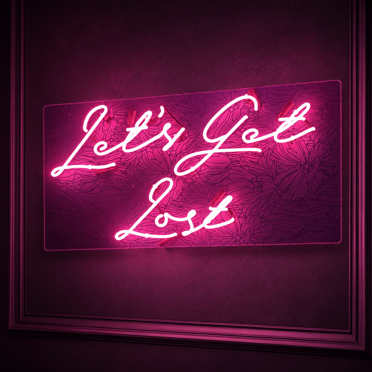 Let S Get Lost Room Decor LED Neon Sign - Shineneon
