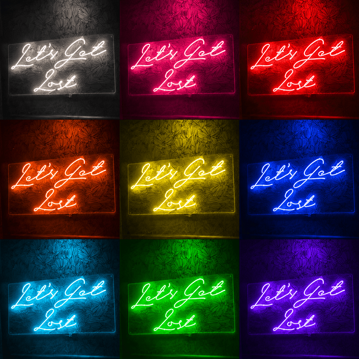 Let S Get Lost Room Decor LED Neon Sign - Shineneon