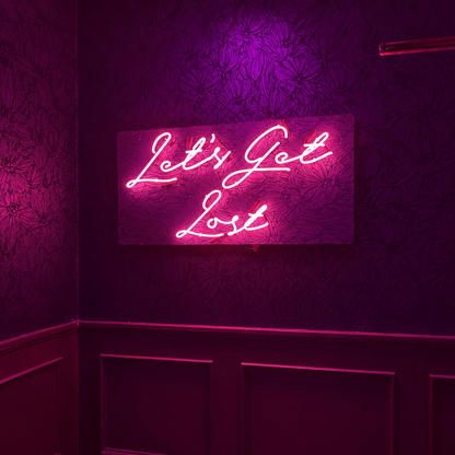 Let S Get Lost Room Decor LED Neon Sign - Shineneon