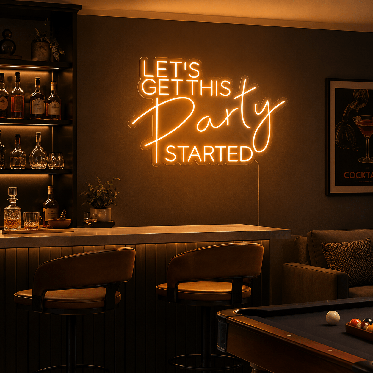 Let S Get This Party Started LED Neon Sign - Shineneon