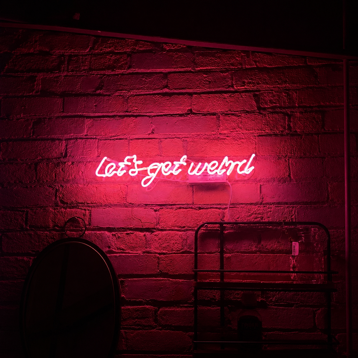 Let S Get Weird Wall Decor LED Neon Sign - 01 Original Product Image