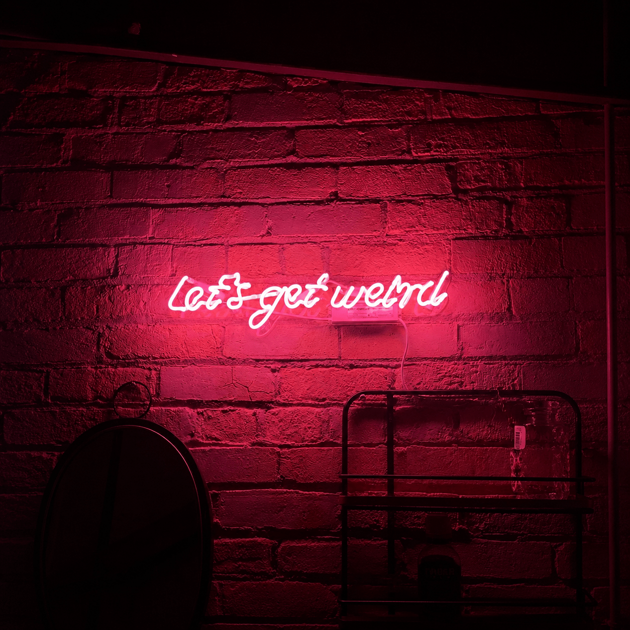 Let S Get Weird Wall Decor LED Neon Sign - Shineneon