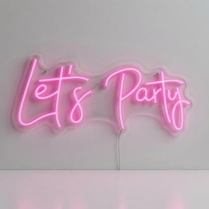 Let S Party LED Neon Sign - 01 Original Product Image