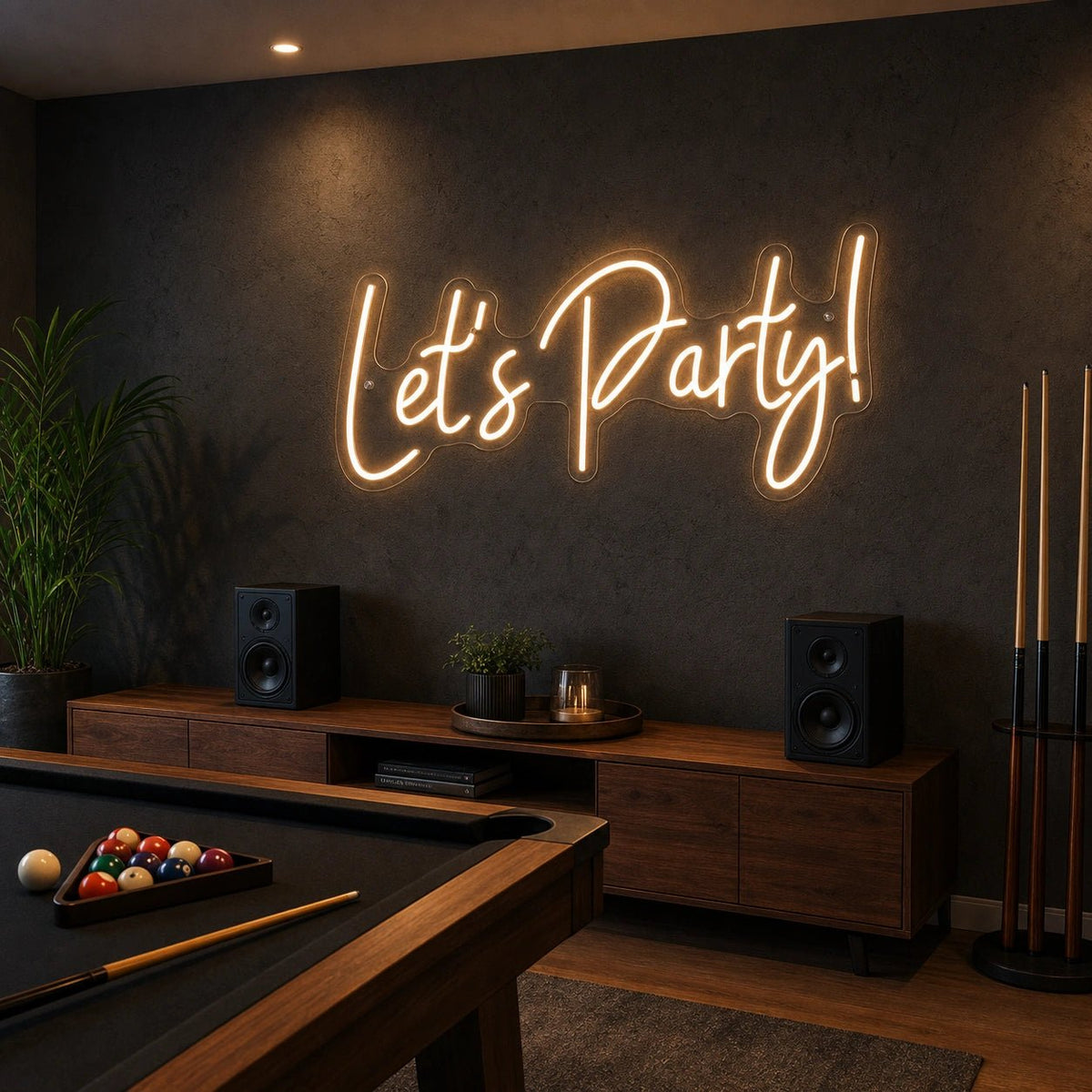 Let S Party LED Neon Sign Man Cave Neon Sign - Shineneon
