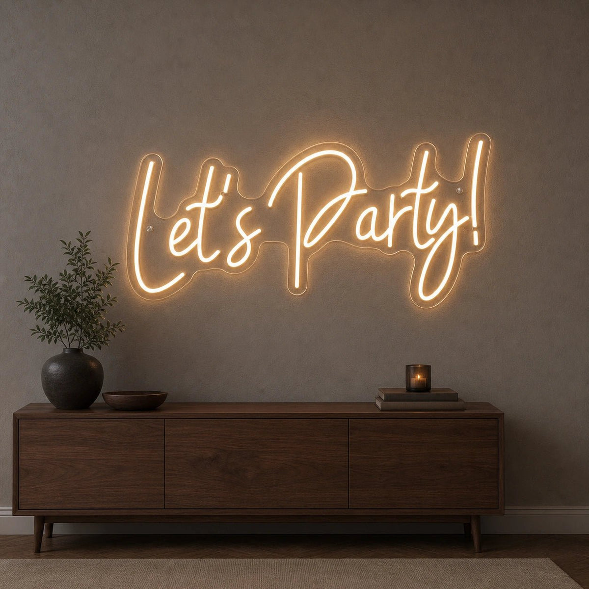 Let S Party LED Neon Sign Man Cave Neon Sign - Shineneon