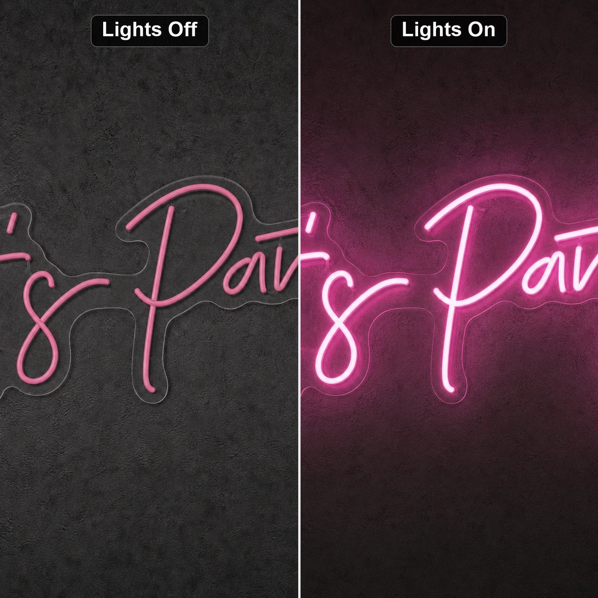 Let S Party Surrounded By Greenery LED Neon Sign - Shineneon