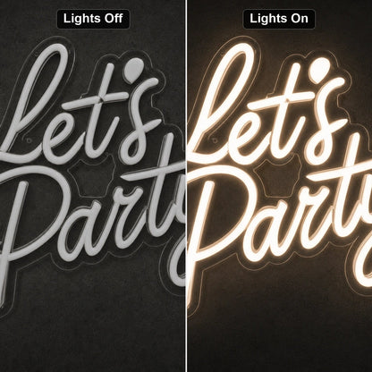 Let S Party Wall Decor LED Neon Sign - Shineneon