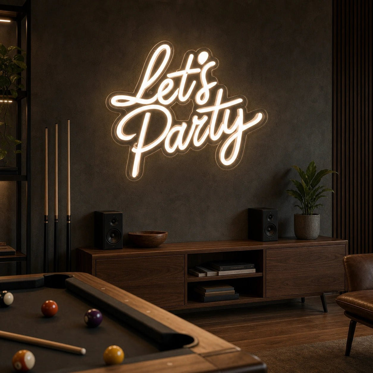 Let S Party Wall Decor LED Neon Sign - Shineneon
