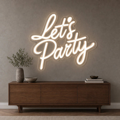 Let S Party Wall Decor LED Neon Sign - Shineneon