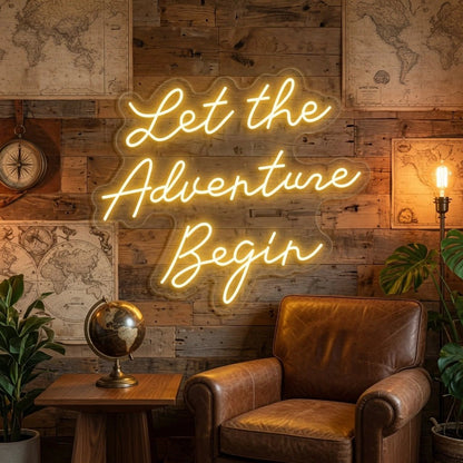 Let The Adventure Begin LED Neon Sign - Shineneon