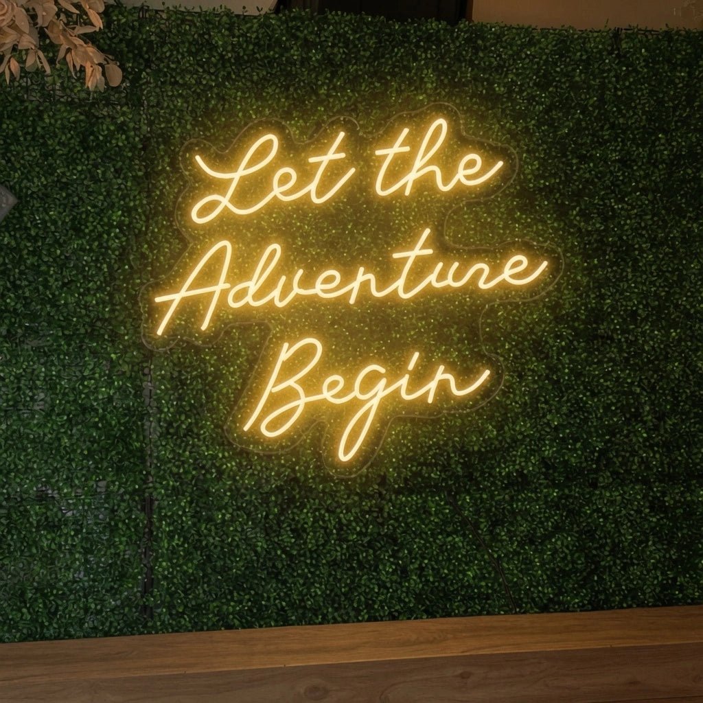 Let The Adventure Begin LED Neon Sign - Shineneon
