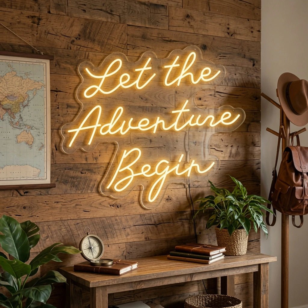 Let The Adventure Begin LED Neon Sign - Shineneon