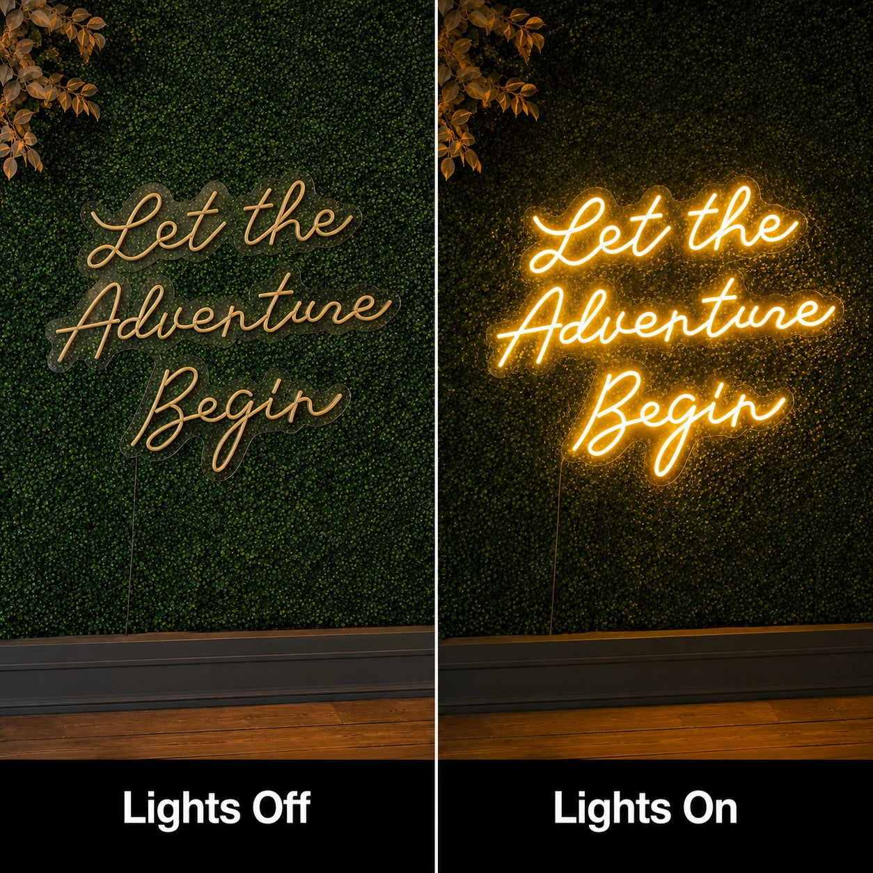 Let The Adventure Begin Man Cave LED Neon Sign main product image