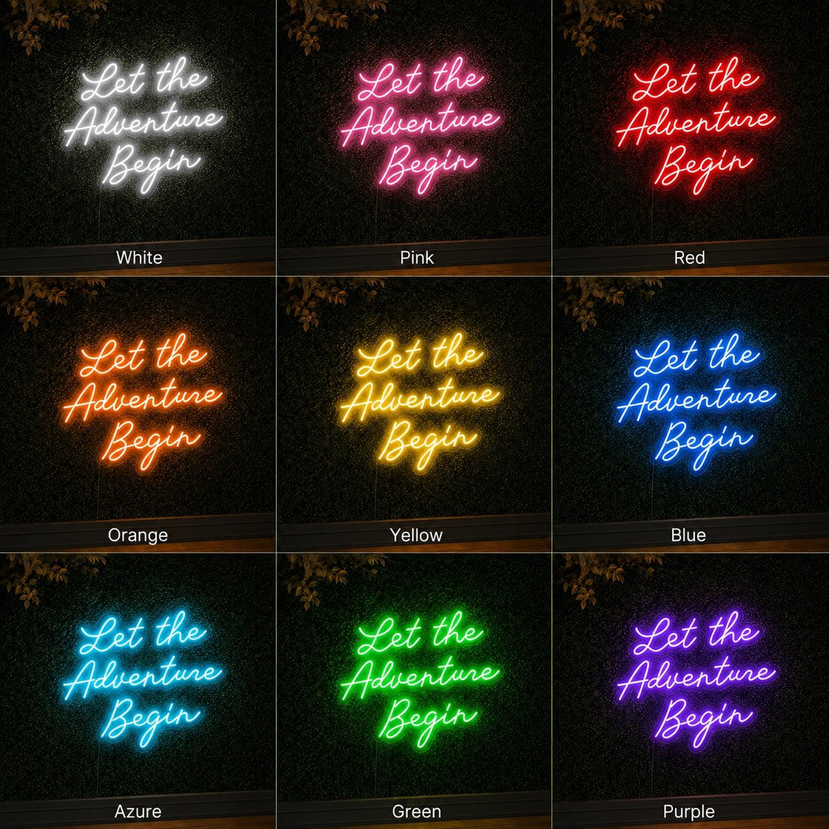 Let The Adventure Begin Man Cave LED Neon Sign - Shineneon