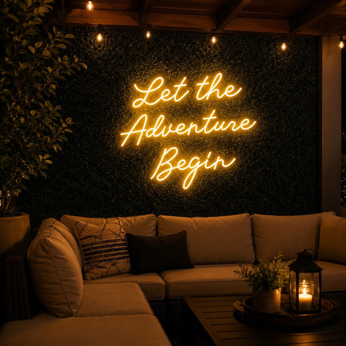 Let The Adventure Begin Man Cave LED Neon Sign - Shineneon