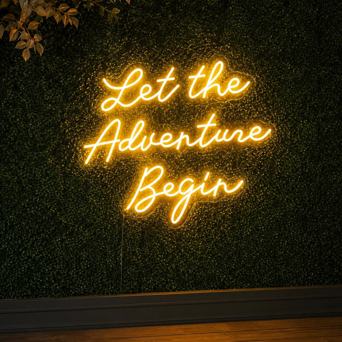 Let The Adventure Begin Man Cave LED Neon Sign - Shineneon