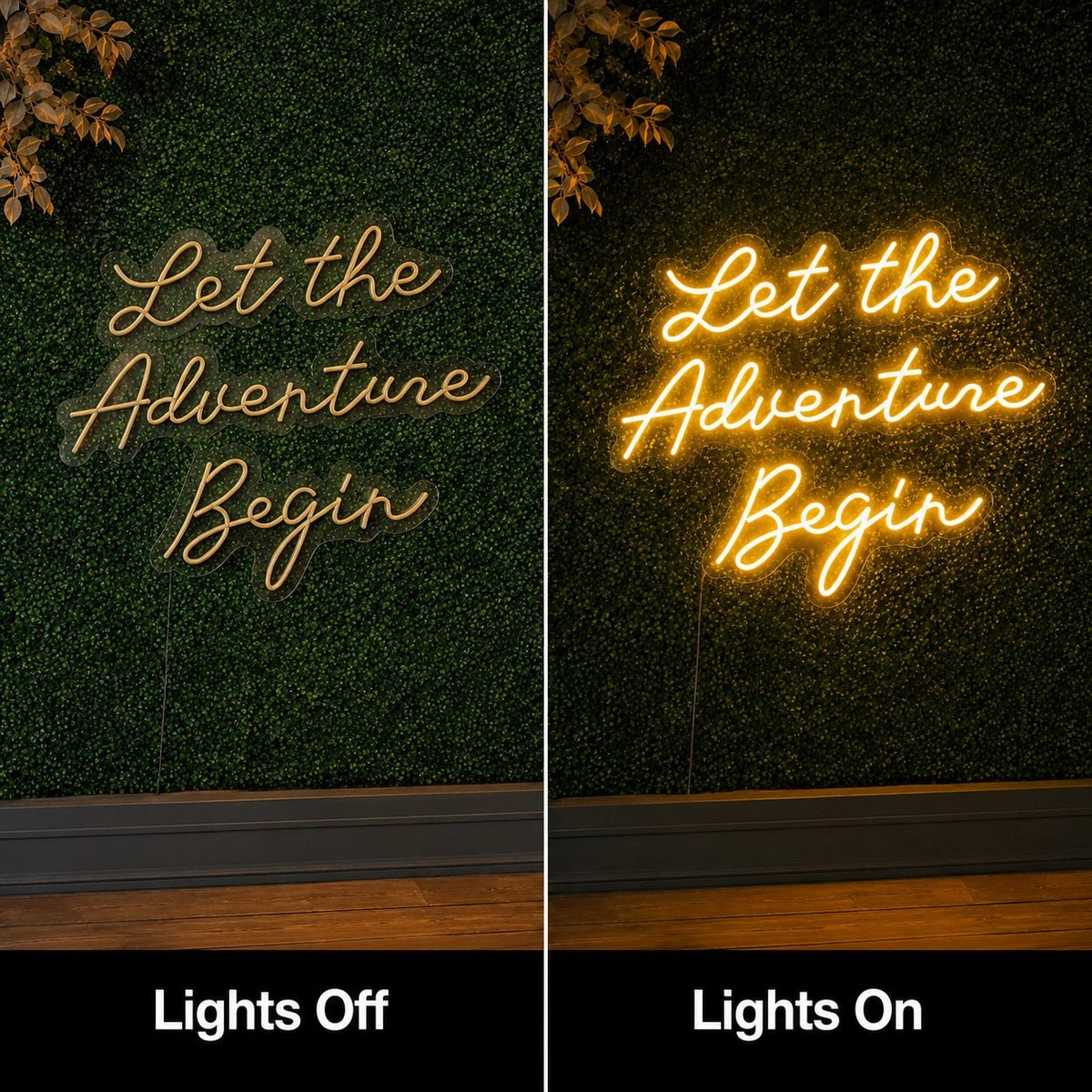 Let The Adventure Begin Man Cave LED Neon Sign - Shineneon