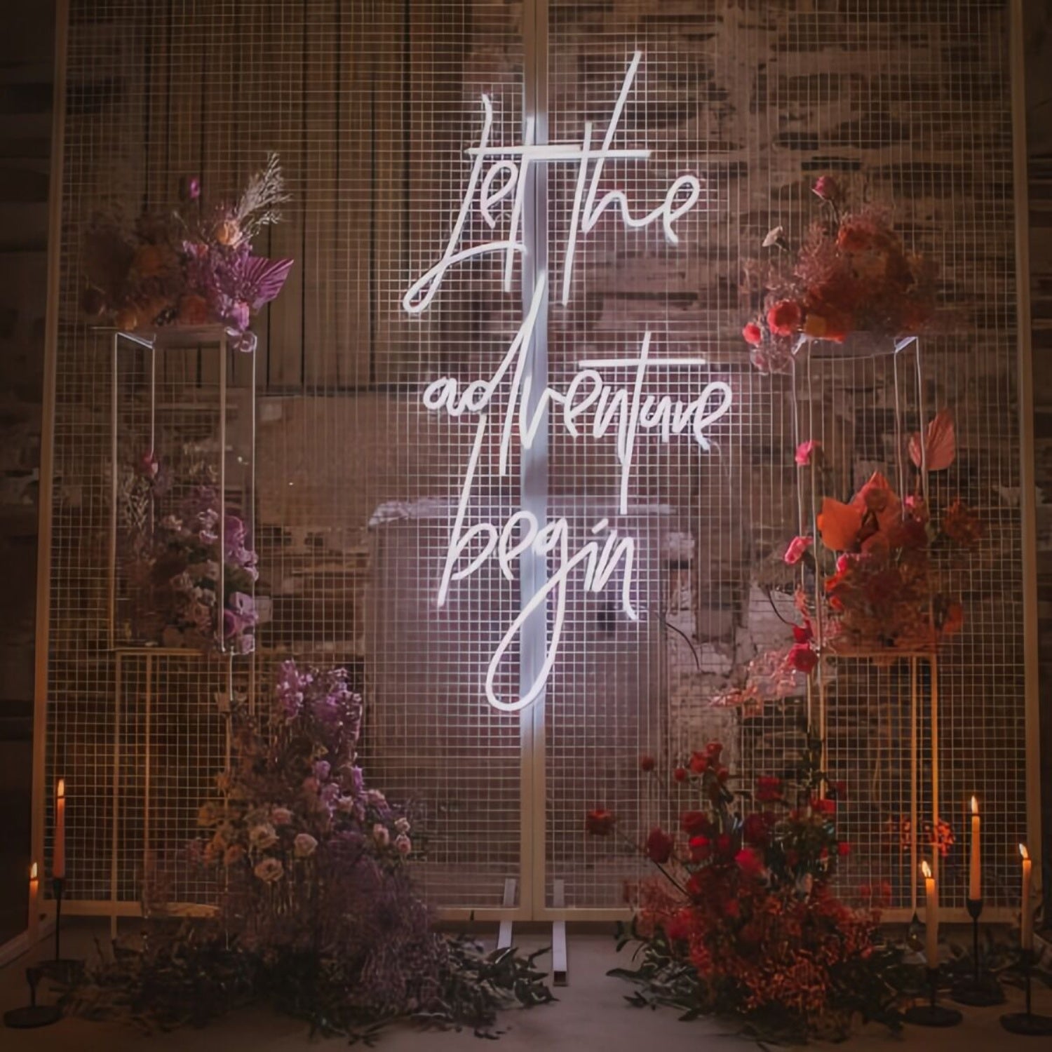 Let The Adventure Begin Neon Sign Illuminate Your Journey Ahead | Shineneon