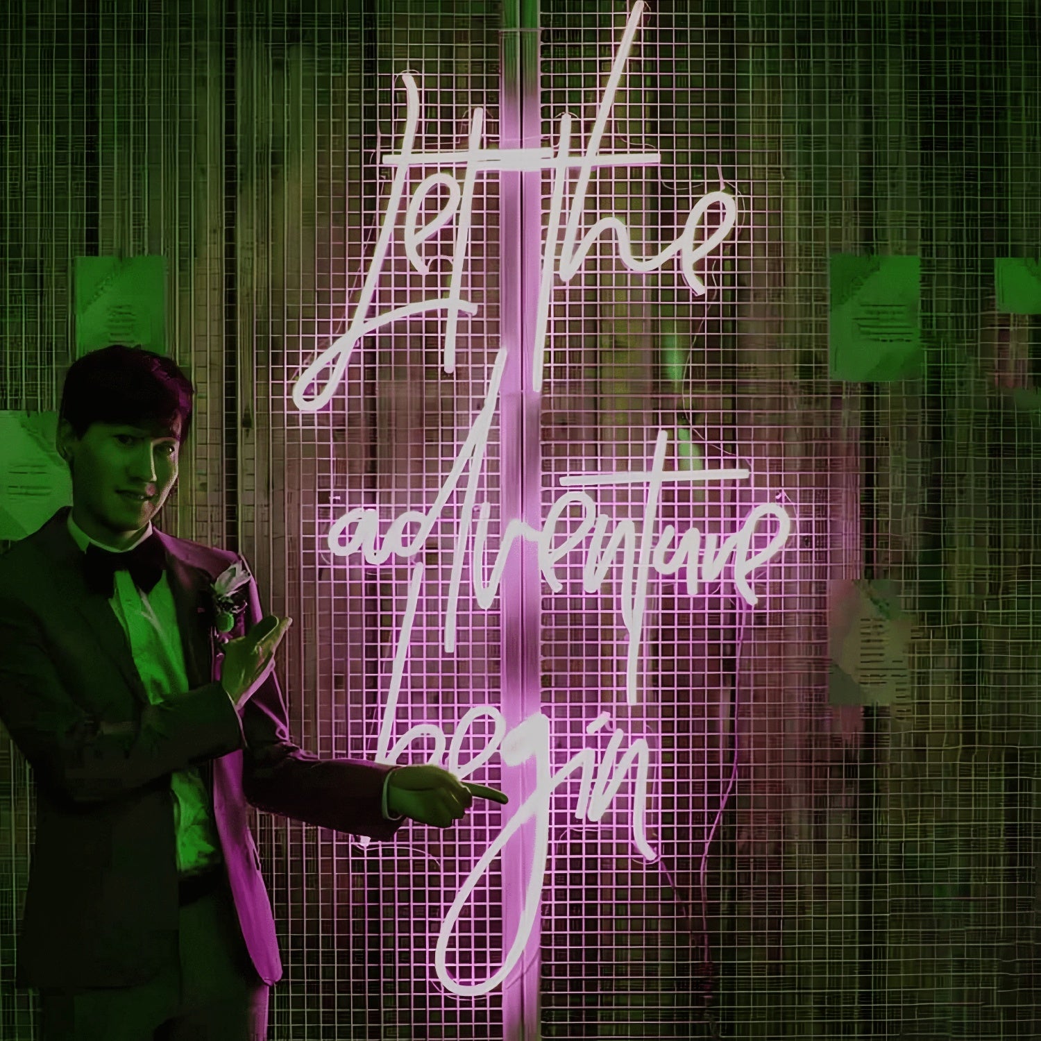 Let The Adventure Begin Neon Sign Illuminate Your Journey Ahead | Shineneon