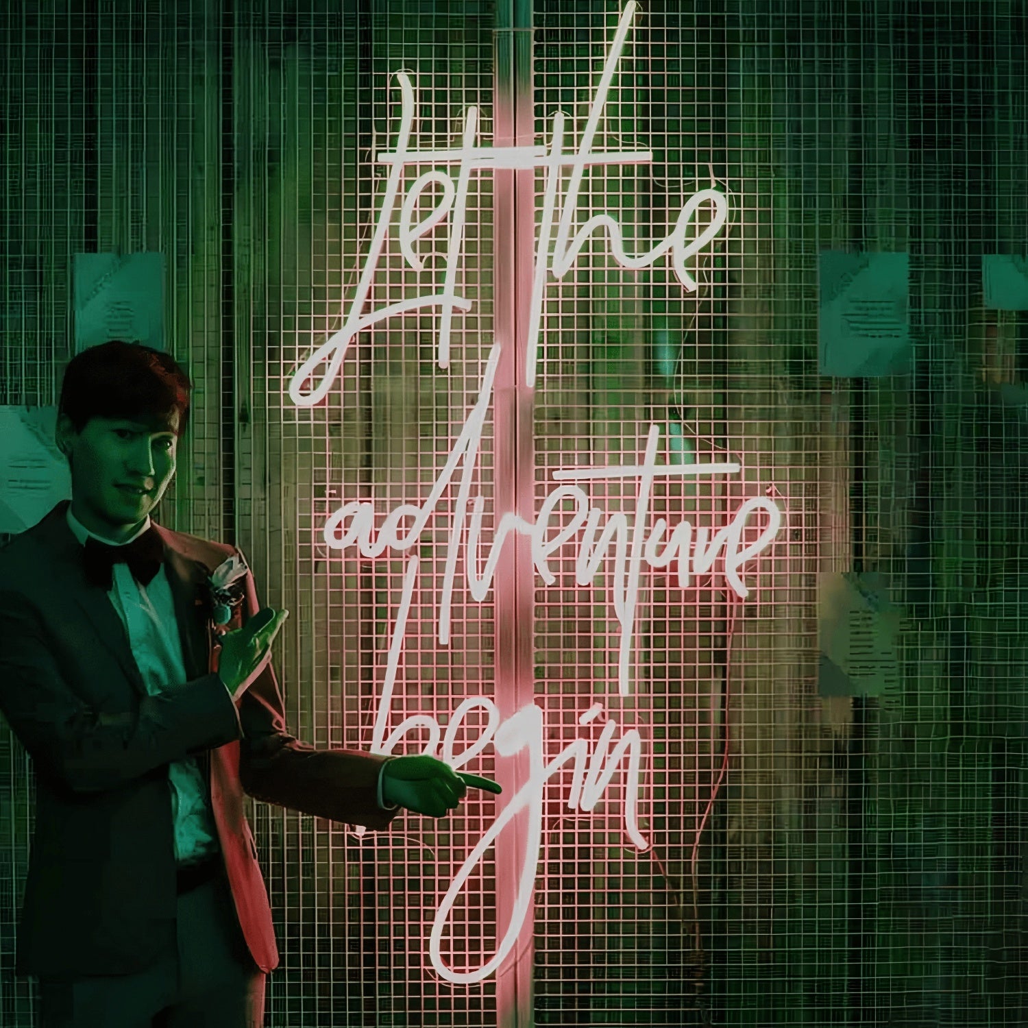 Let The Adventure Begin Neon Sign Illuminate Your Journey Ahead | Shineneon
