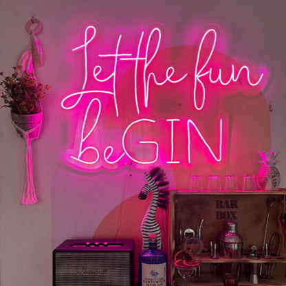 Let The Fun Begin Led Neon Sign For Fun And Social Spaces | Shineneon