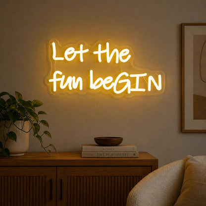 Let The Fun Begin Vintage LED Neon Sign - Shineneon