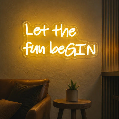 Let The Fun Begin Vintage LED Neon Sign - Shineneon