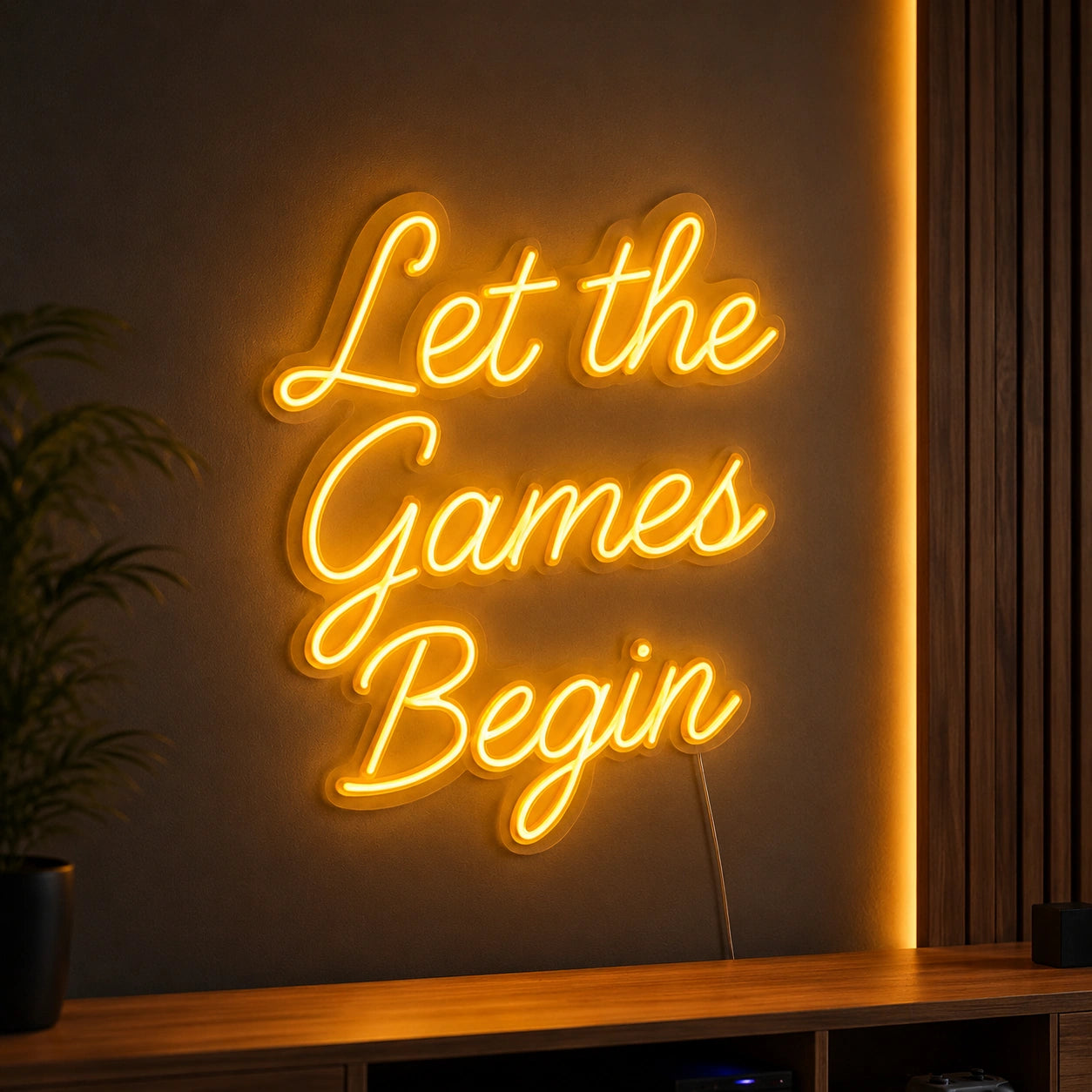 Let The Games Begin Neon Sign LED Neon Sign high-converting product image