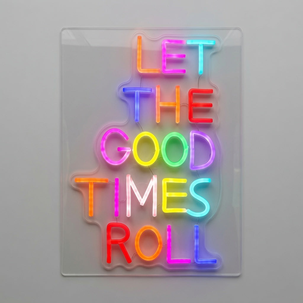 Let The Good Times Roll LED Neon Sign Wall Neon Sign - 02 High-Converting Product Image