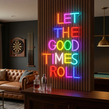 Let The Good Times Roll LED Neon Sign Wall Neon Sign - Shineneon