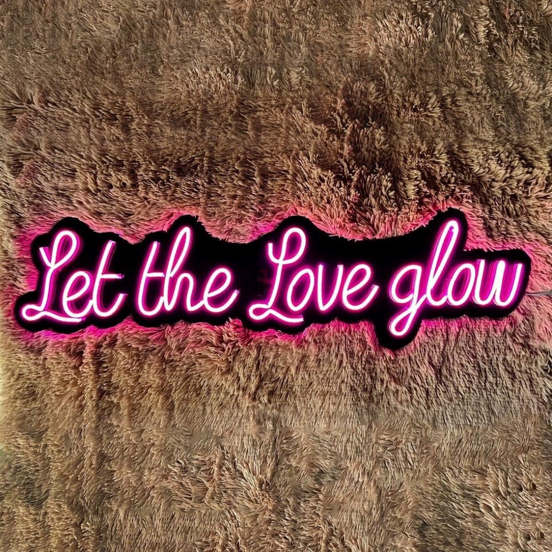 Let The Love Glow Led Sign Business Neon Sign - Shineneon