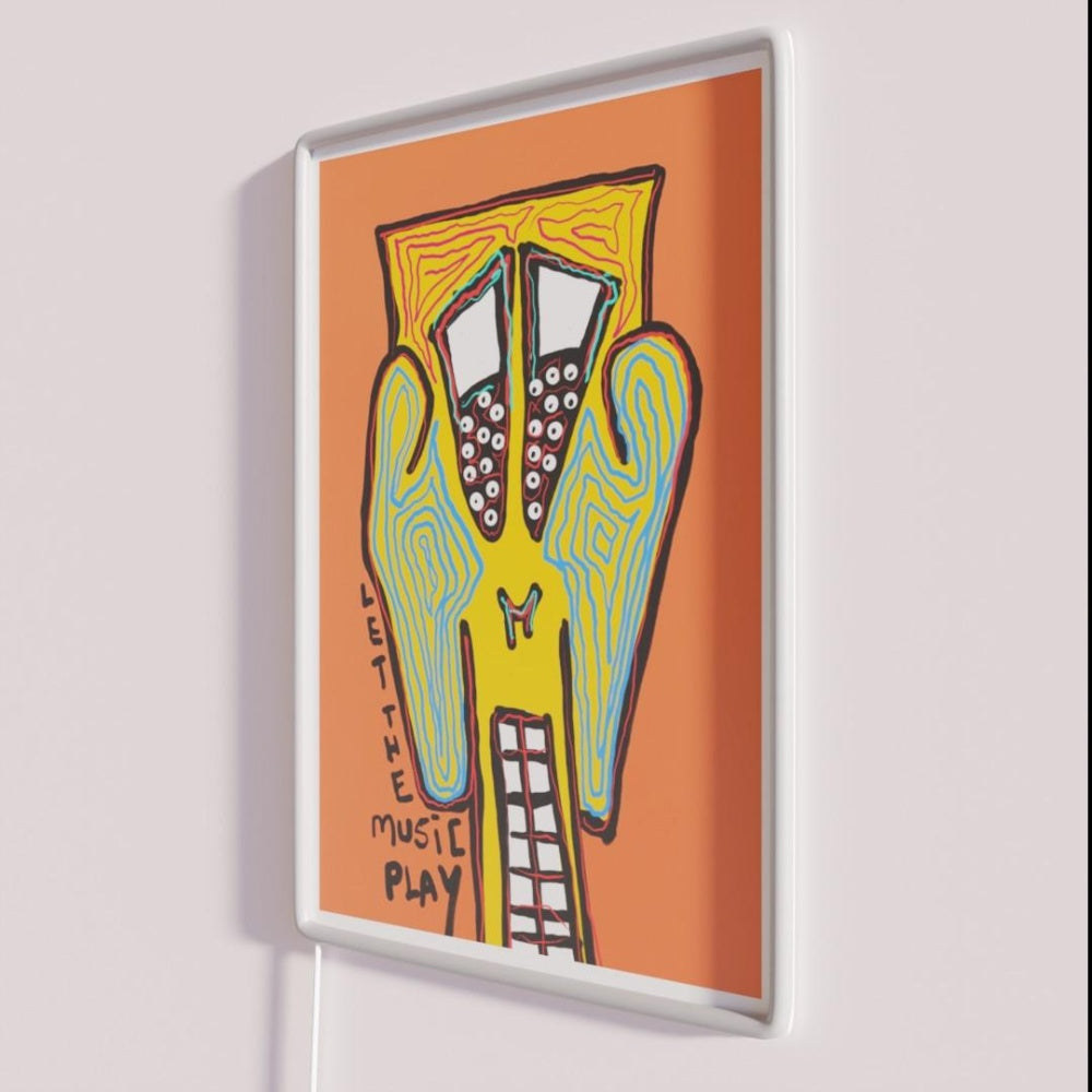 Let The Music Play Rgb Led Neon Sign