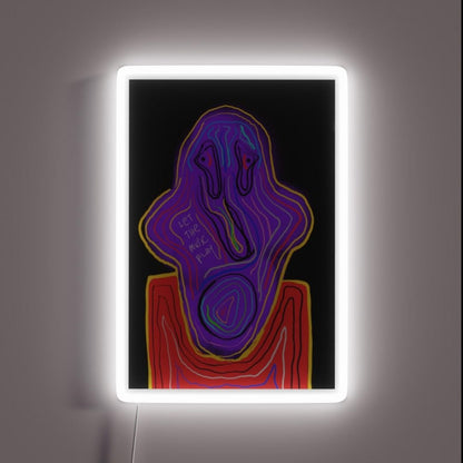 Let The Music Play Rgb Led Neon Sign Bar Aesthetic Wall Decor