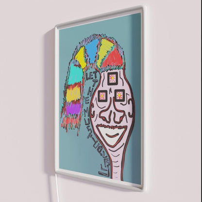 Let The Music Play Rgb Led Neon Sign Bar Art