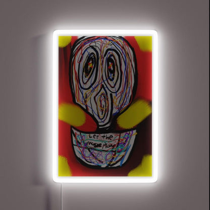 Let The Music Play Rgb Led Neon Sign Bar Decor