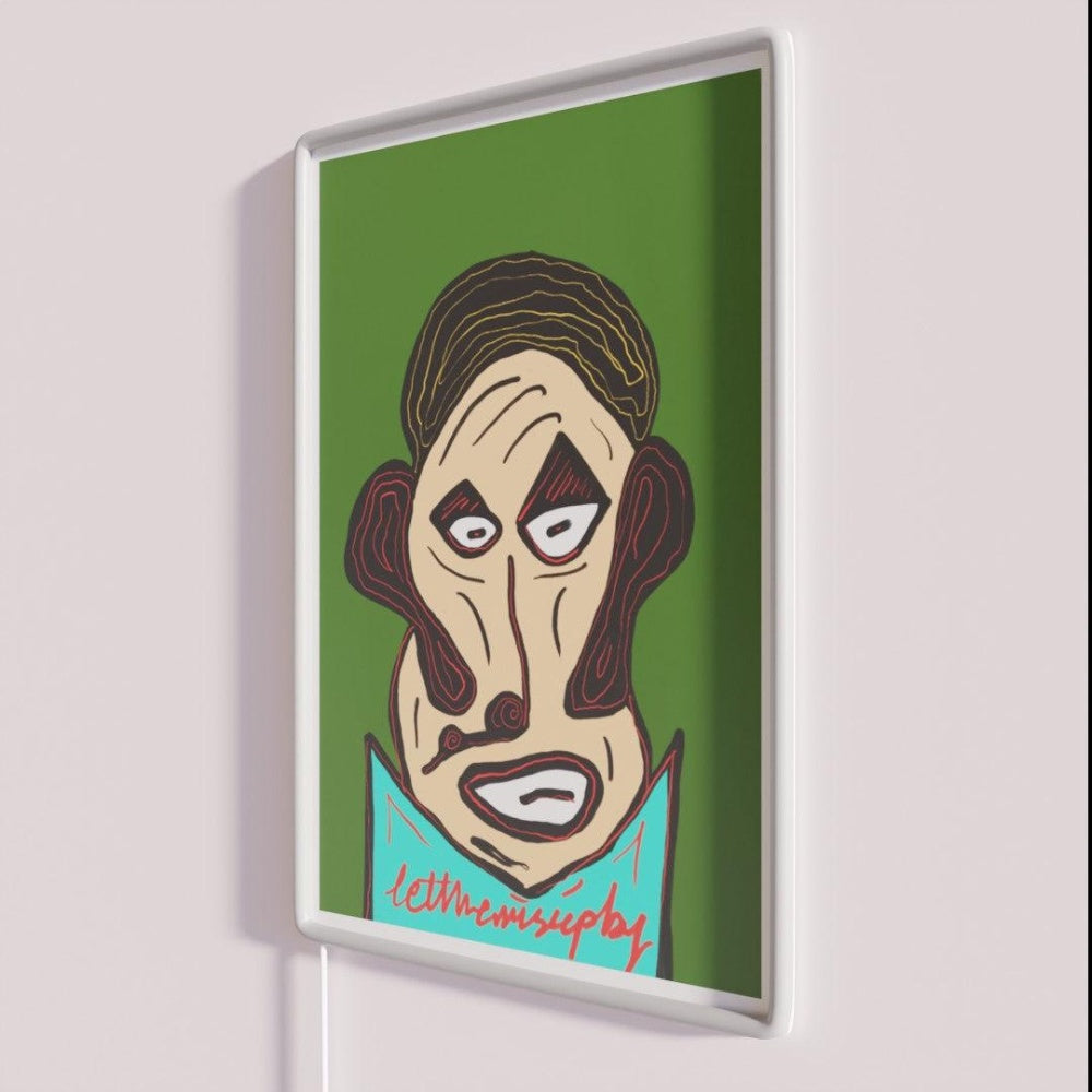 Let The Music Play Rgb Led Neon Sign Bar Neon Logo Wall Art