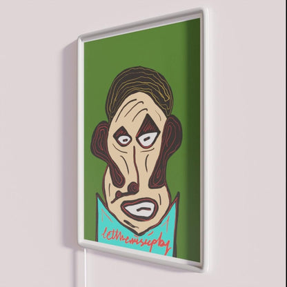 Let The Music Play Rgb Led Neon Sign Bar Neon Logo Wall Art